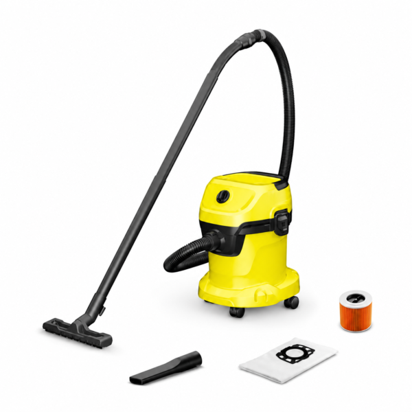 WD 3 Wet and Dry Vacuum Cleaner with Plastic Body of 17 l Tank Capacity